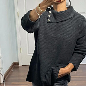 Lauren Ralph Lauren Cotton Collar Detail Sweater.